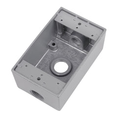 ABB DIH3-1-LM Red Dot Die-Cast Aluminum Weatherproof Box 1-Gang 3 Holes 1/2 Inch