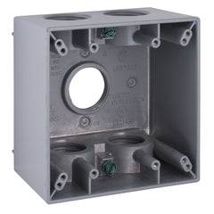 Hubbell 5388-0 RACO 2G WP Deep Box (5) 3/4 in Outlets