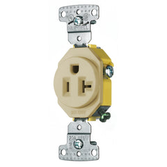 Hubbell RR201I Wiring Device-Kellems 20A 125V Straight Blade Receptacle