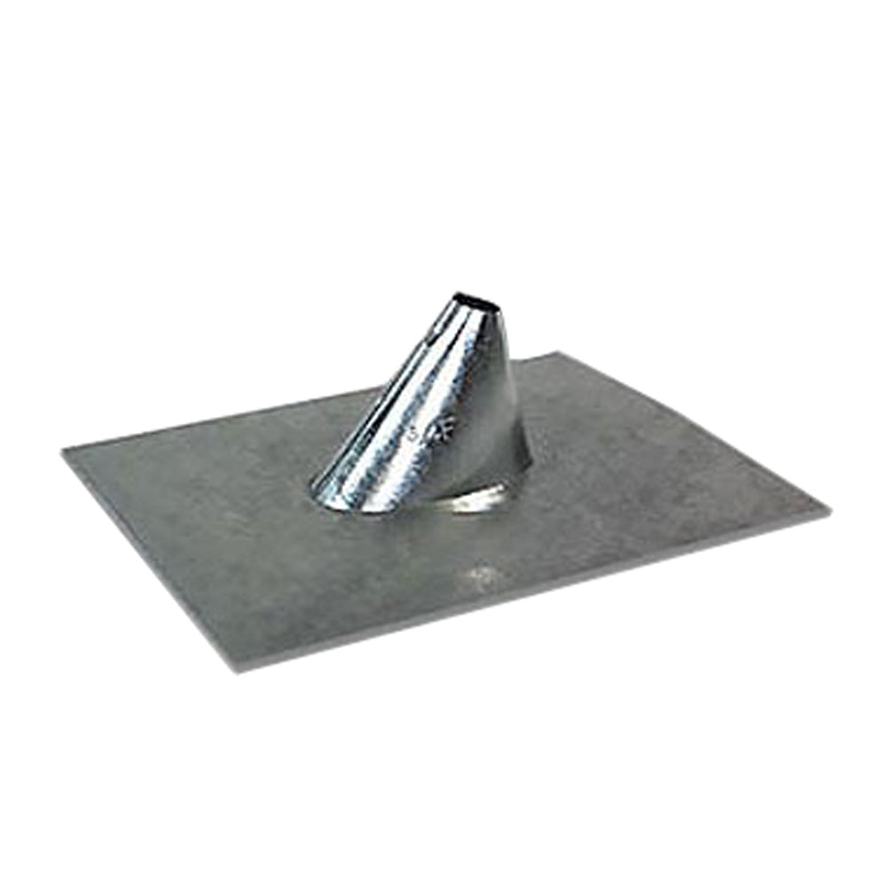 Hart & Cooley 1/2F Duct Flashing, Standard Round, 0.5 in, Galv Steel, Meets UL