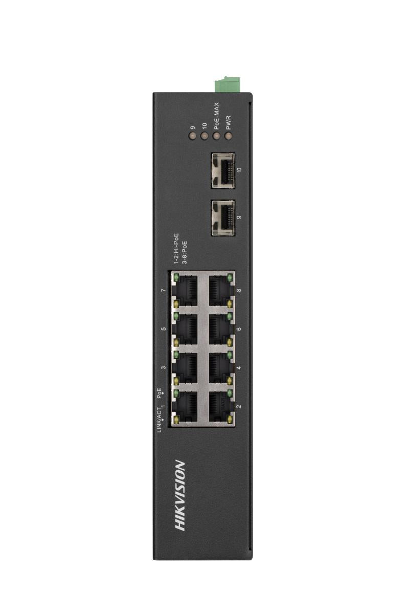 Hikvision DS-3T0510HP-E/HS 8-Port Hardened Unmanaged Gigabit PoE Switch 20Gbps