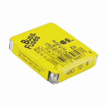 Eaton ABC-1/2-R Bussmann Series Fast Acting Fuse 1/2 Amp 250 VAC 125 VDC