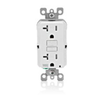 Leviton GFWT2-GY Self-Test Tamper Resistant Weather Resistant GFCI Receptacle NEMA 5-20R 20A-125V