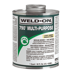 IPS Corporation 10259 Weld-On 790 Medium Bodied All-Purpose Solvent Cement (1/2 pt Metal Can) Replacement MPN