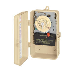 Intermatic T101P3 NEMA 3R Plastic Case 125 VAC 60 Hz 40 Amp SPST Electromechanical Time Switch