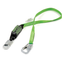 Honeywell Miller 913B/6FTGN Miller BackBiter Tie-Back Lanyard 6 ft Locking Snap Hooks 310 lb Cap