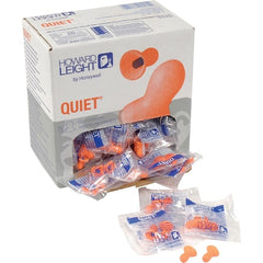 Honeywell QD1 Quiet Reusable Earplugs Orange Foam Uncorded 100 Pairs