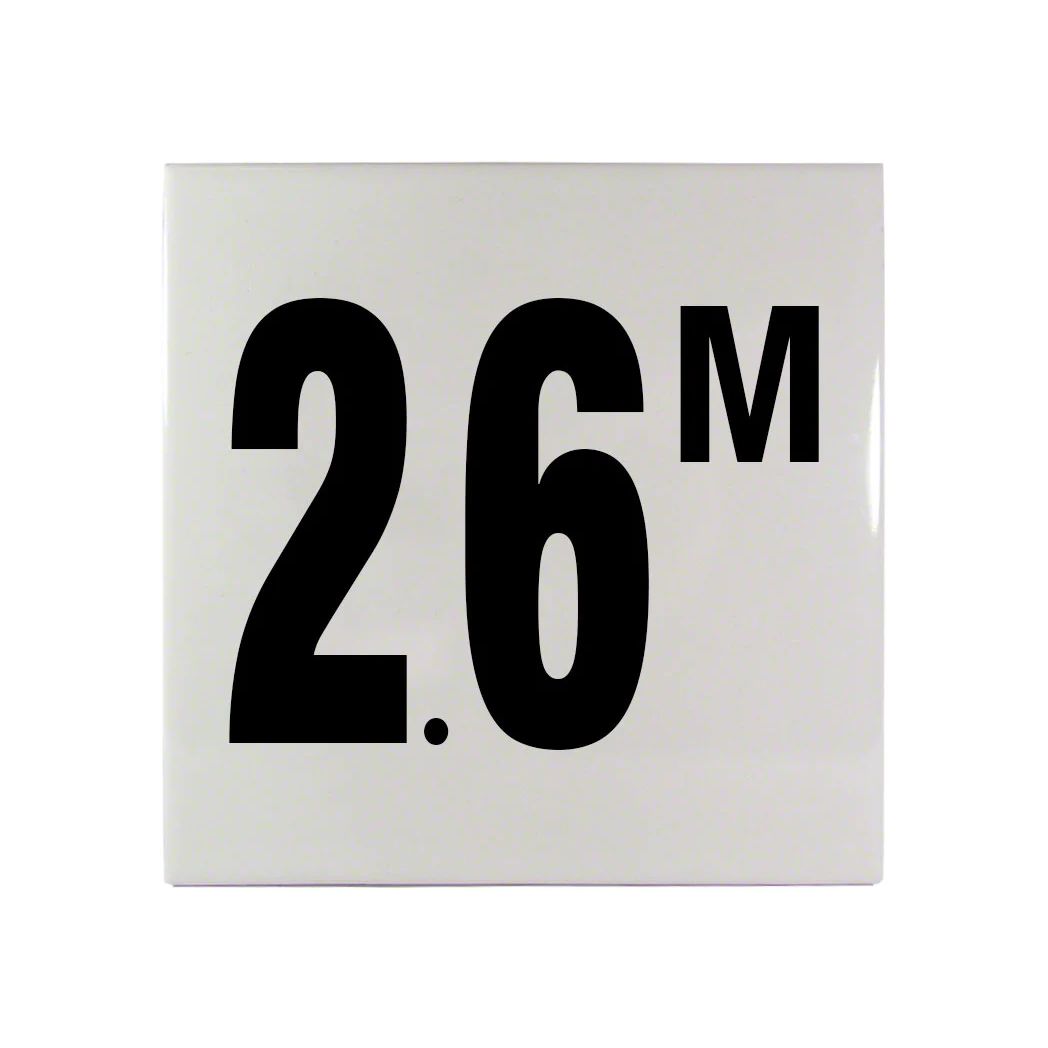 Inlays C612726 D/M 6x6 Smooth 2.6M Blk/Wht