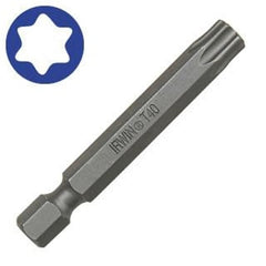 Irwin IWAF22TX40B5 2in Torx 40 Power Bit 1/4in Hex Shank