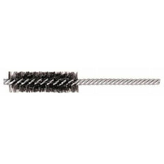 Weiler 21107 1/2 Power Tube Brush 0.006 Steel Wire Fill 2 Brush Length Made in the USA