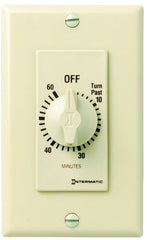 Intermatic FD60MC 60 Minute 125 to 277 VAC 60 Hz SPST Ivory Countdown Timer