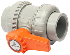 IPEX 353052 2 VXE True Union Ball Valve CPVC FPM Socket/Thread Easyfit Corzan