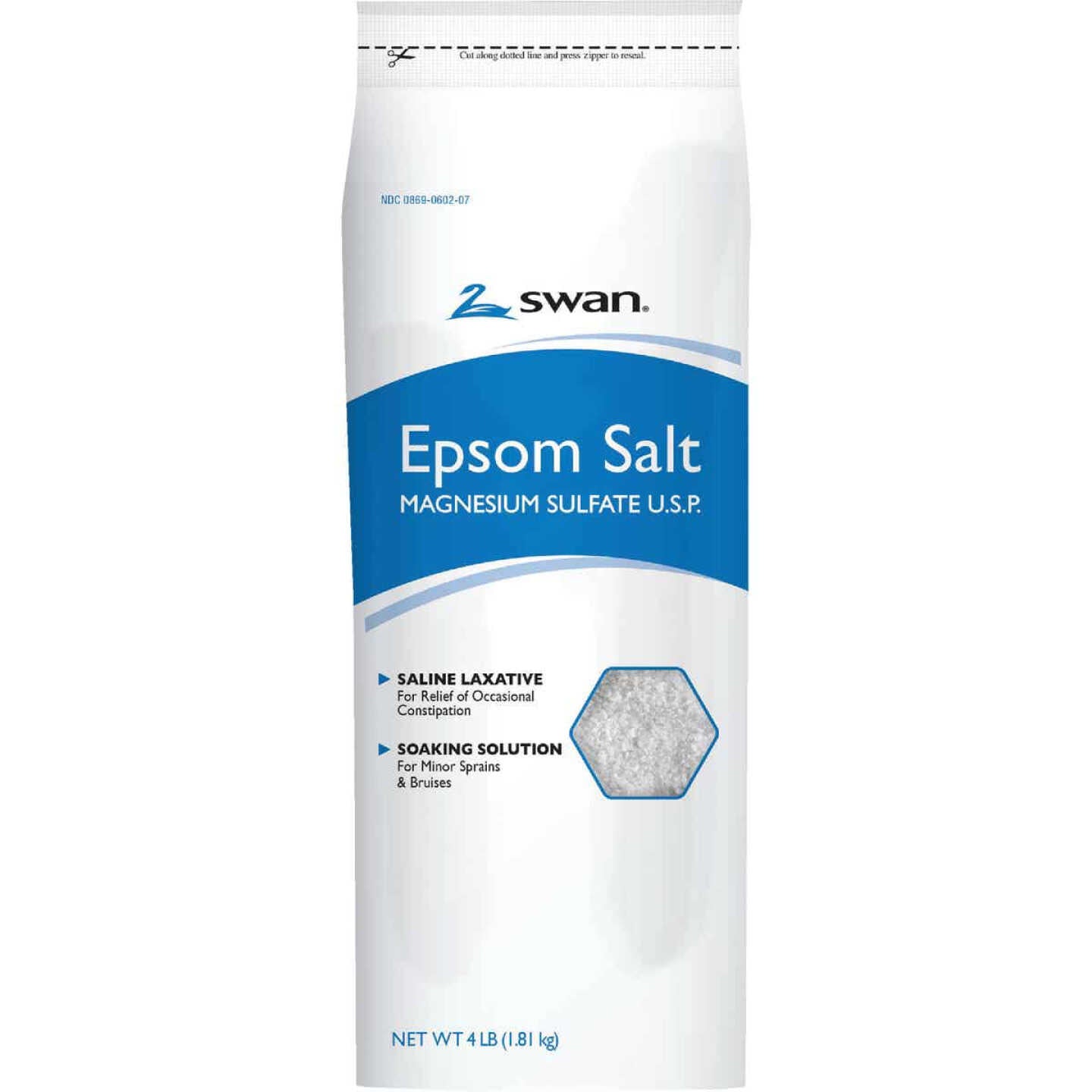 SWAN Swan 1000056497 Epsom Salt 4 lb (1 Pack)
