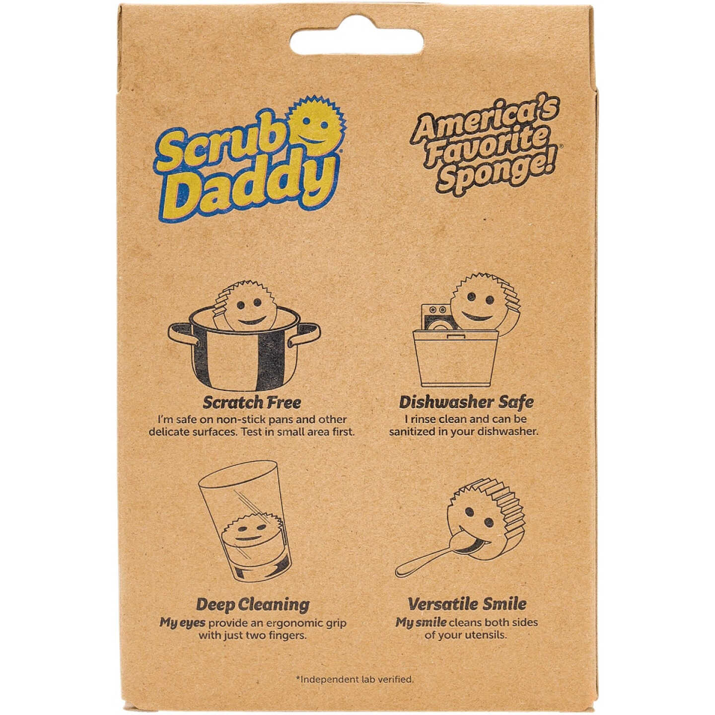 SCRUB DADDY Scrub Daddy FG0100901006PD0EN03 Eco Collection Dye-Free Scrubber (Each)