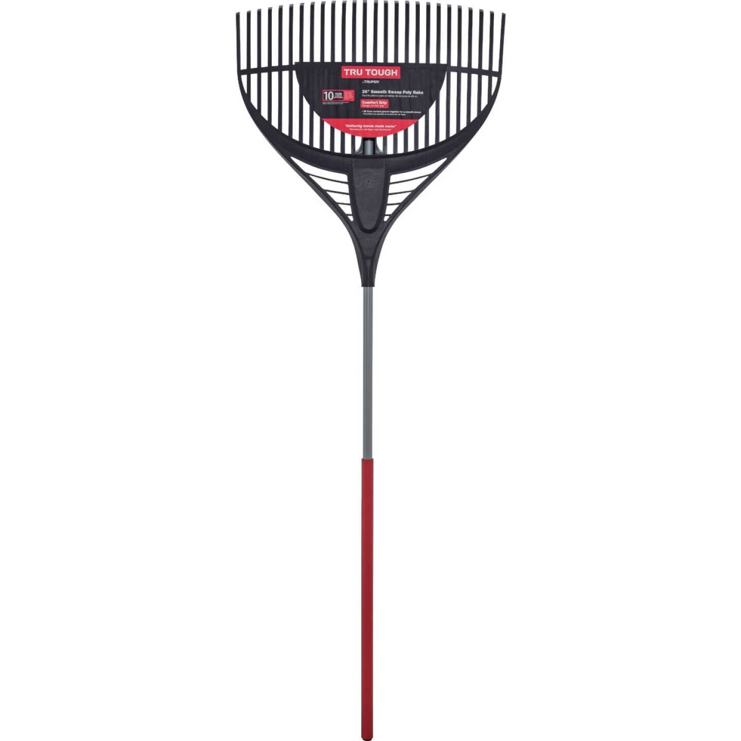 TRUPER Truper EP-26XS-CO Tru Tough 26 in poly leaf rake 56 in steel handle (26-Tine)
