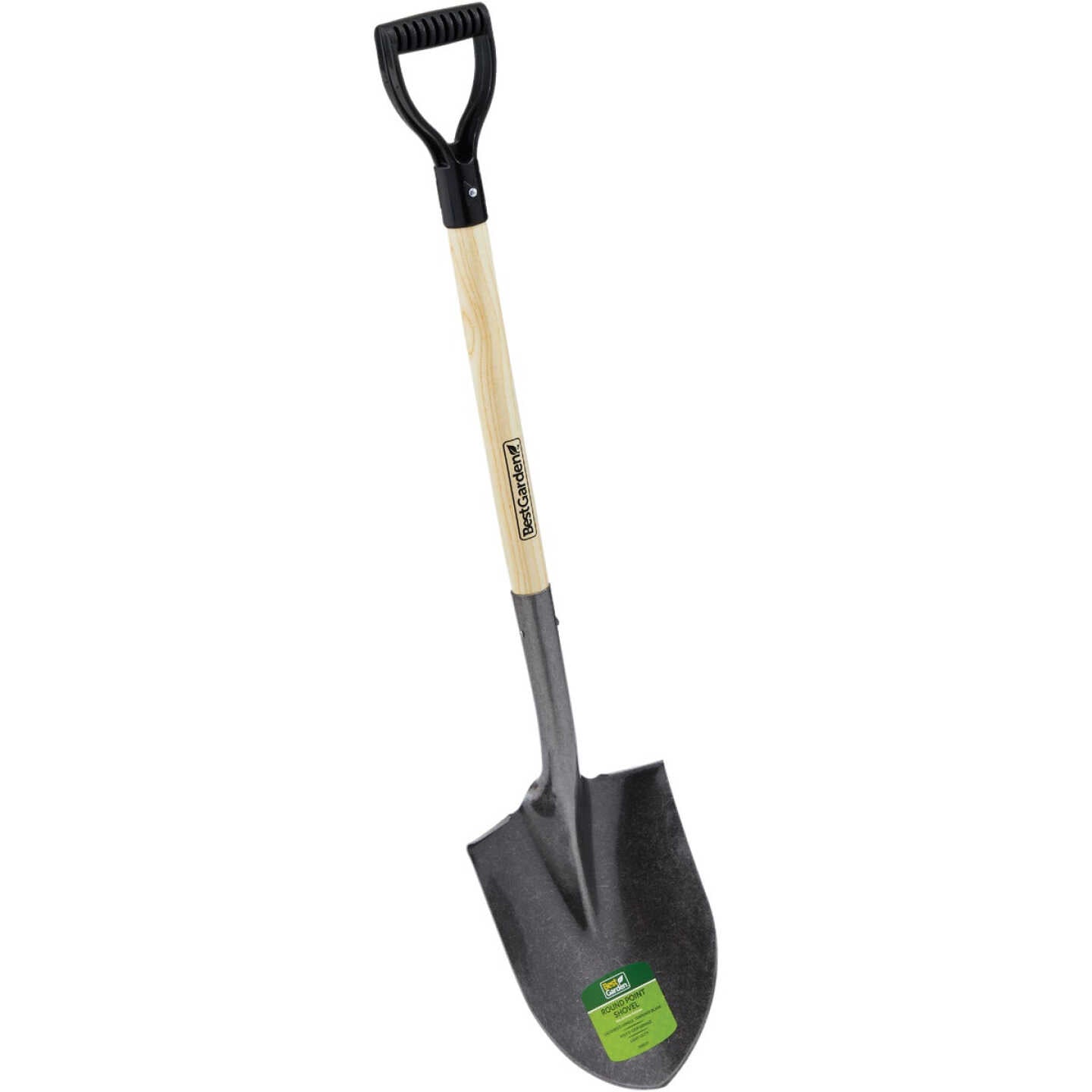BEST GARDEN Best Garden 709557 28 In. Wood D-Handle Round Point Shovel