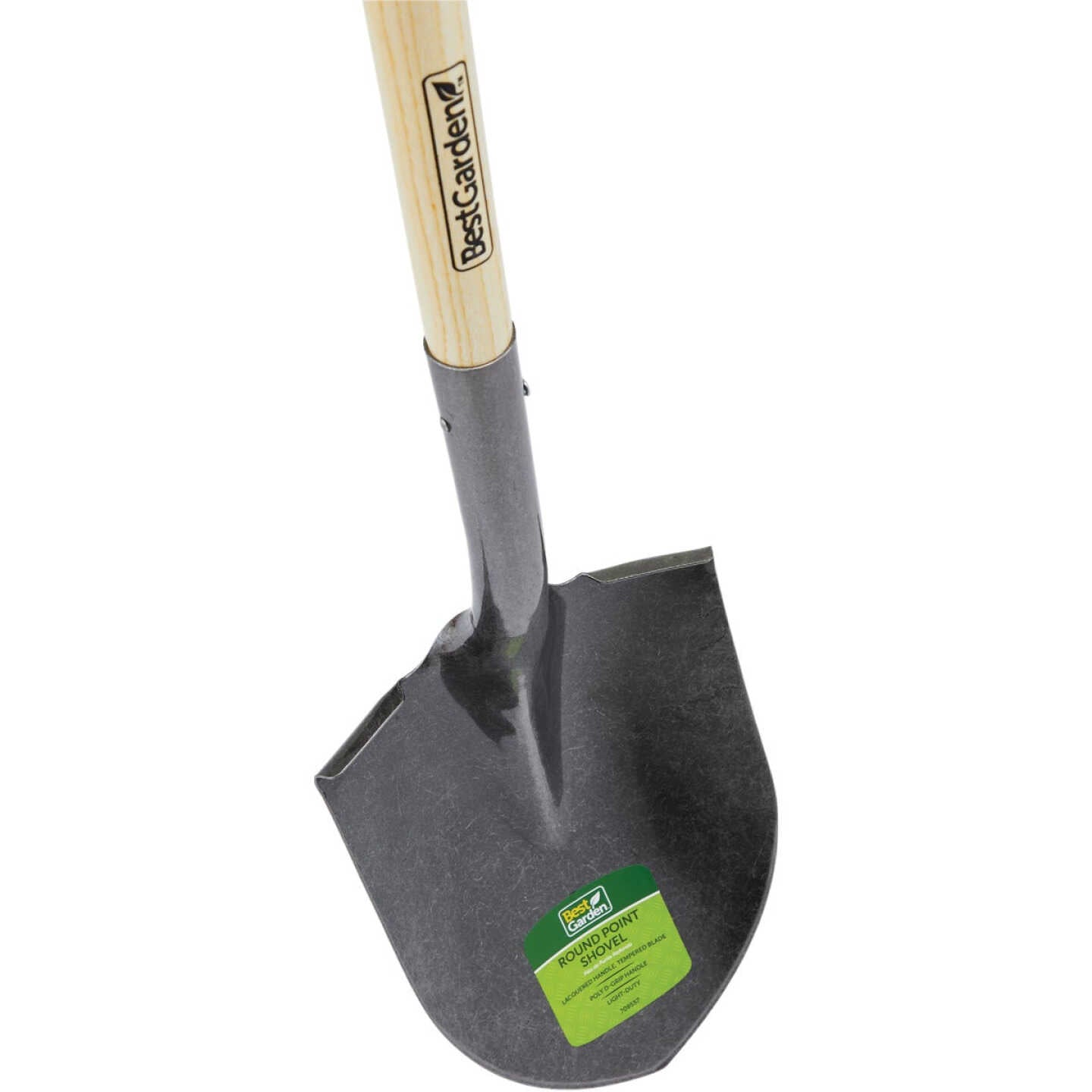 BEST GARDEN Best Garden 709557 28 In. Wood D-Handle Round Point Shovel