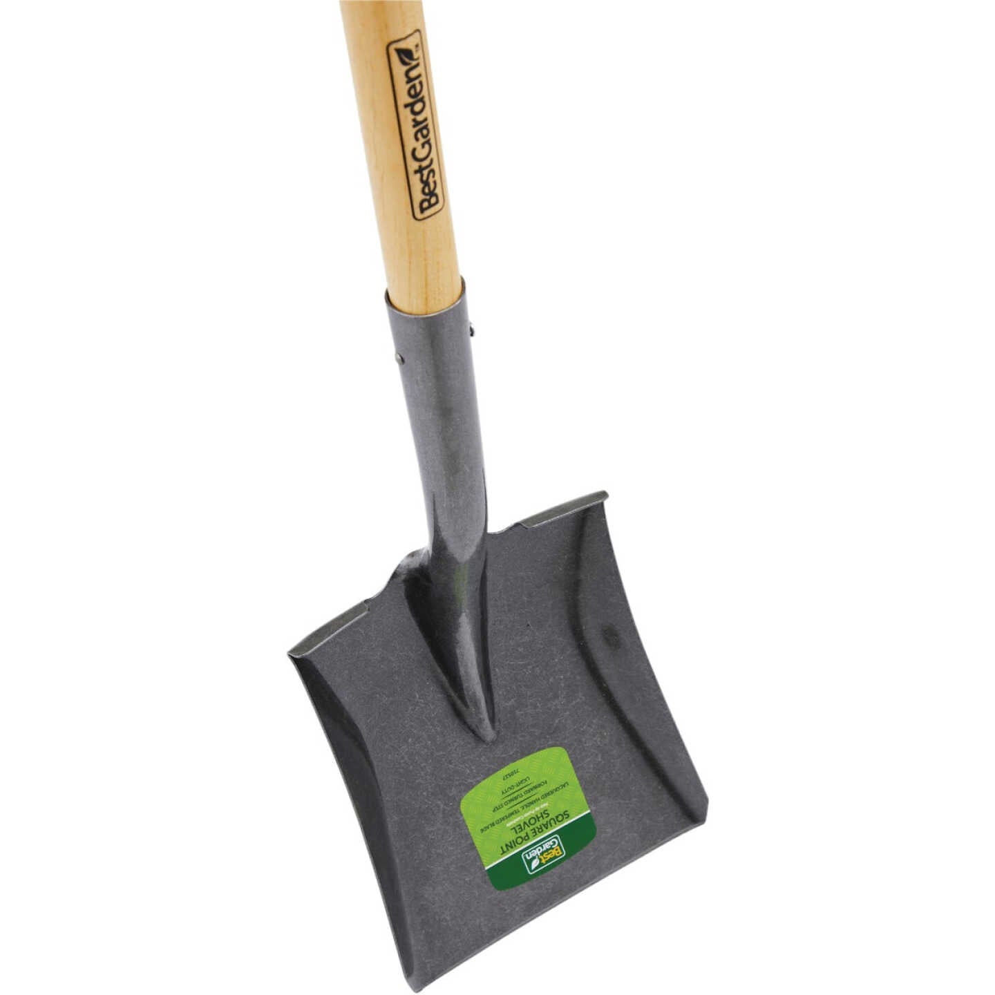 BEST GARDEN Best Garden 710537 Wood Handle Square Point Shovel (44 in.)