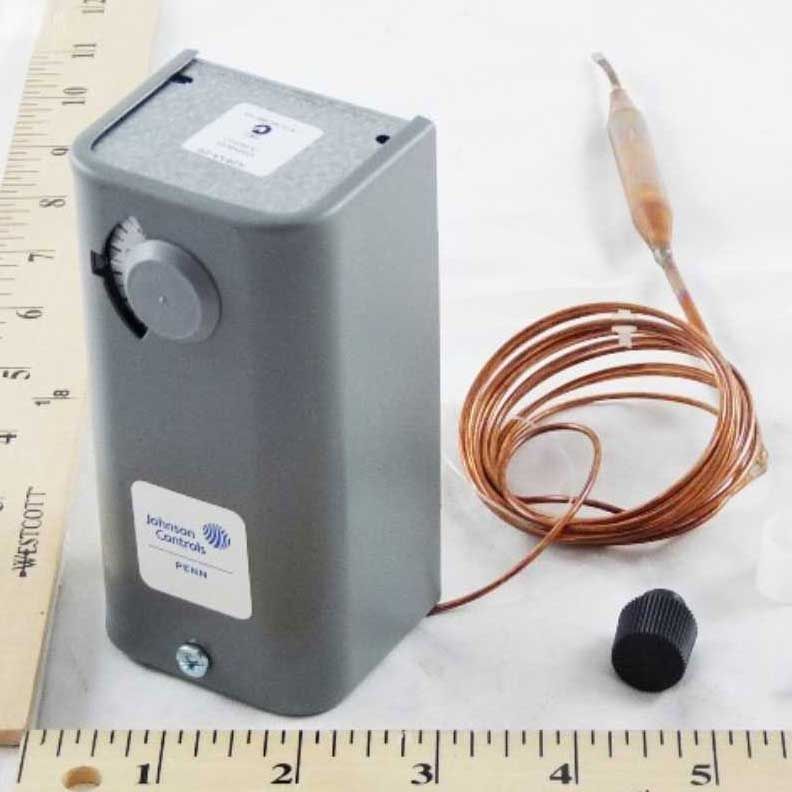 Johnson Controls A28AA-29 Temperature Control 2-Stage -30 to 100 Degrees Fahrenheit 8 Feet Capillary