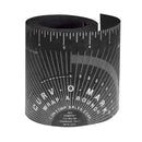 14756 Jackson Safety Ruler, Wrap-A-Round, 2X-Large, 9 ft L, 5 Inch W, Black