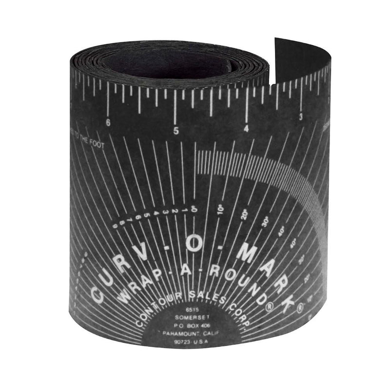 14756 Jackson Safety Ruler, Wrap-A-Round, 2X-Large, 9 ft L, 5 Inch W, Black