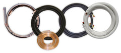 JMF 50ft Copper Line Set, 3/8 Inch Liquid Line, 7/8 Inch Suction Line, 1/2 Inch EZ-Pull Insulation (38X78X12-50EZ)