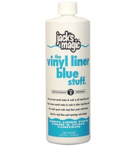 Jacks Magic JMBLUEVINYL032 Jacks Magic Vinyl Liner Blue Stuff 32 oz Bottle