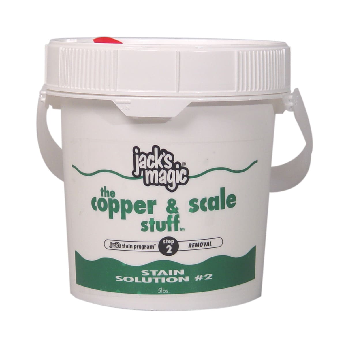 Jacks Magic JMCOPPER5 Stain Solution #2 Metal Remover, 5 lb Pail