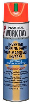 Jones Stephens J40385 Orange Marking Paint 17OZ Can with Inverted Tip