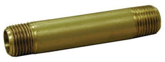 Jones Stephens N20003 1/8 X 2-1/2 in. Threaded Red Brass Pipe Nipple