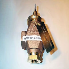 Johnson Controls VG7842ET Globe Valve, 3-Way Mixing, Half Inch, Brass, HVAC Water and Steam Control