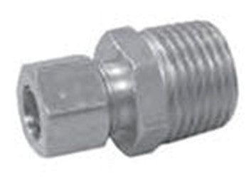 Jones Stephens C74066 Connector Fitting Male Reducing 3/8 Inch x 1/2 Inch