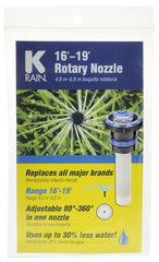 K-Rain Manufacturing RN200-ADJ 16 to 19' Radius, 80 to 360D, Adjustable Arc, Rotary Nozzle