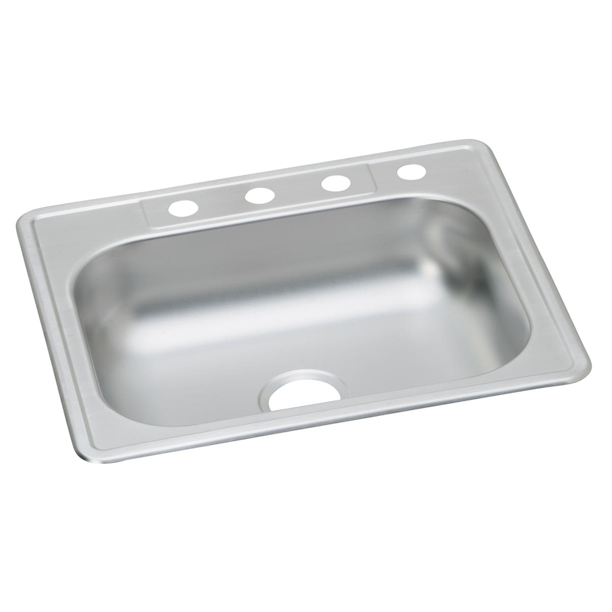 Elkay K125223 Dayton Stainless Steel 25 x 22 x 6-1/16 Single Bowl Drop-in Sink