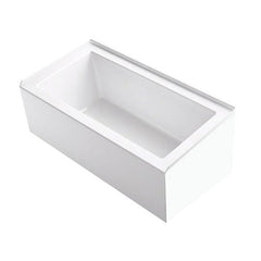 Kohler K-1957-RA-0 Underscore 60 inch L x 32 inch W x 22-1/4 inch D Acrylic Bathtub