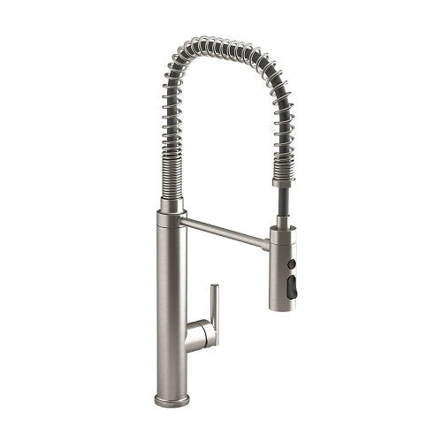 Kohler K-24982-VS Purist Semi-Professional Pull-Down Kitchen Sink Faucet, 1.5 gpm, 1 Handle, Vibrant Stainless