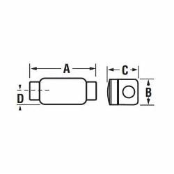 Hubbell XC-2 XC Series Type-C Conduit Body 3/4 in