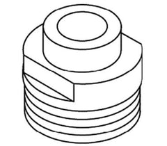 Kohler K-34260-RP Rough Plate Bonnet Nut for Toilets