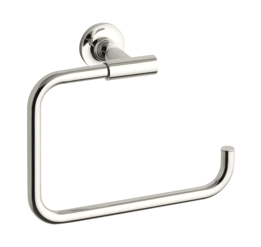 KOHLER 087206870484 Purist Towel Ring Polished Nickel K-14441-SN