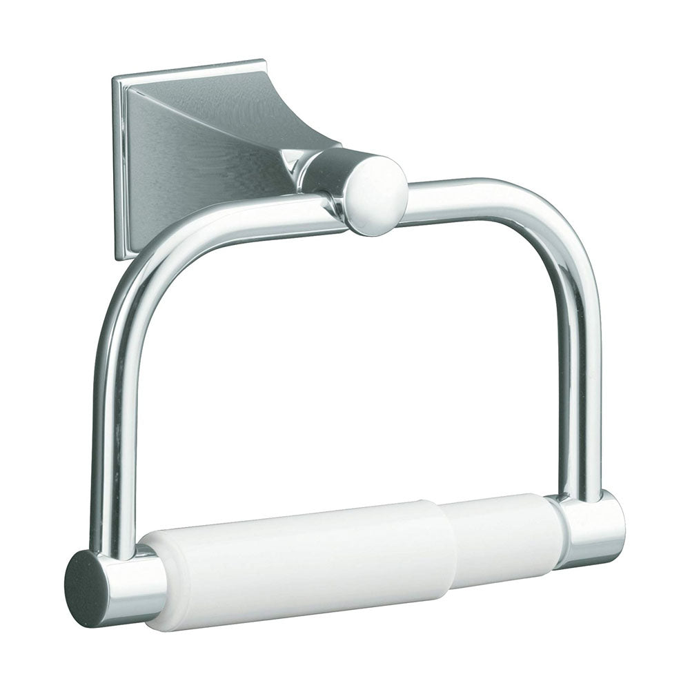 Kohler 087206414664 Memoirs Stately Toilet Tissue Holder Polished Chrome K-490-CP