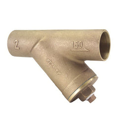 Keckley 3/41SJY-BCM20M34-FTI-E Style E150I Wye Strainer With 20 Mesh 304 Stainless Steel Screen and Threaded Cover Connection, 3/4 in Nominal, 4-1/4 in OAL