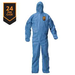 KleenGuard 58514 A20 Breathable Particle Protection Coveralls XL Blue Case of 24