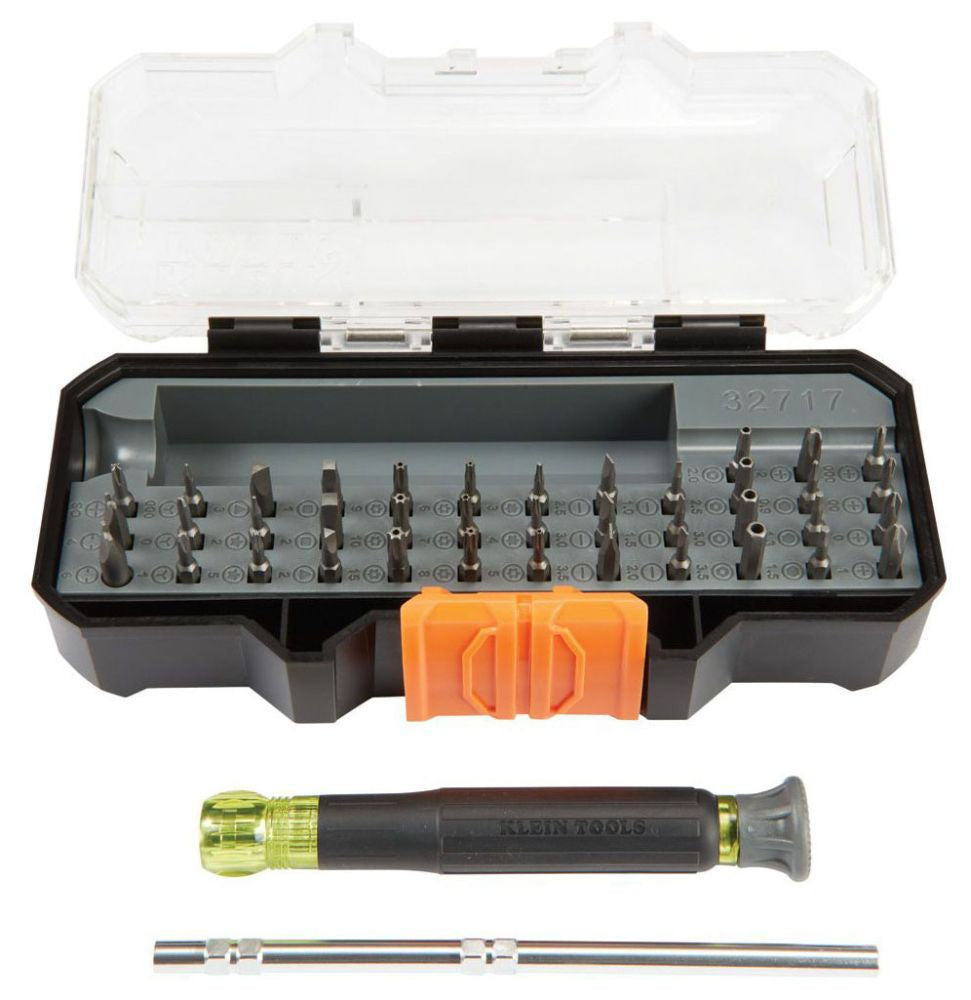 Klein Tools 32717 All-in-One Precision Screwdriver Set with Case