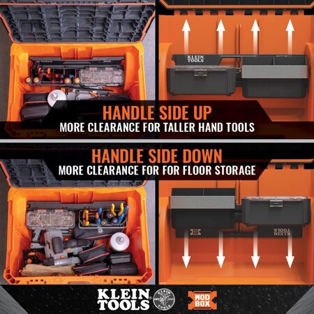 Klein Tools 54818MB MODbox Internal Rail Attachment for Enhanced Toolbox Organization