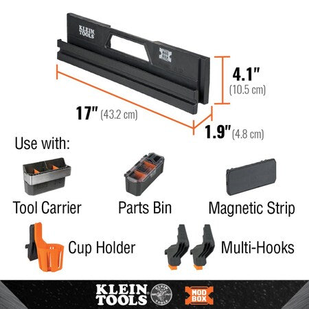 Klein Tools 54818MB MODbox Internal Rail Attachment for Enhanced Toolbox Organization