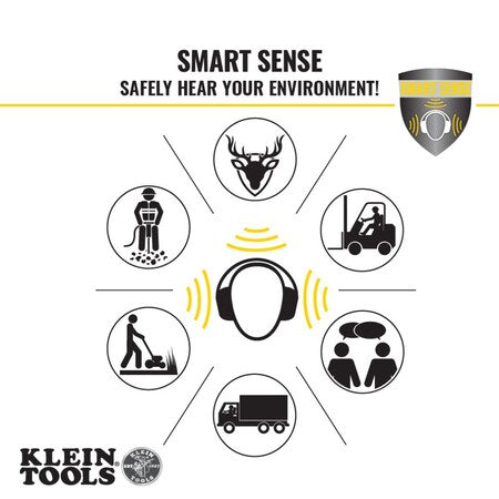 KLEIN TOOLS AESEM1S Situational Awareness Bluetooth Earmuffs