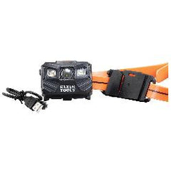 Klein 56034 Rechargeable Auto-Off Headlamp 3.7 VDC LED 100/200 Lumens