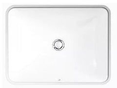 Kohler K-20000-0 Caxton Single-Bowl Undermount Bathroom Sink 20-1/4 Inch x 15-11/16 Inch x 7-5/16 Inch