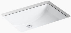 Kohler K-2215-0 Ladena 1-Basin Undermount Sink 23-1/4 in L x 16-1/4 in W x 8-1/8 in H