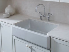 Kohler K-6489-0 Whitehaven Cast Iron Undermount Kitchen Sink 36-3/16 in x 21-9/16 in White